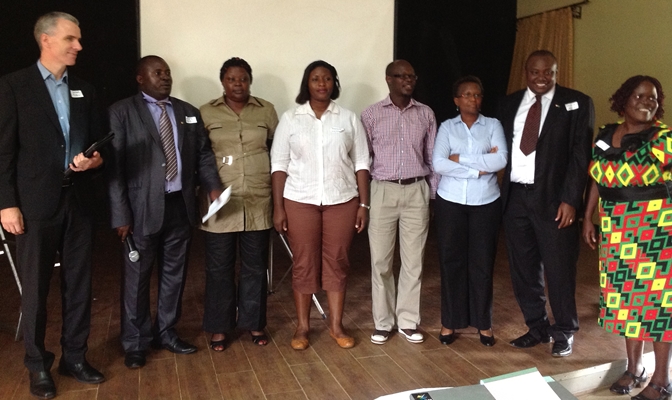 Executive Committee members of the Uganda Irish Alumni Association Executive Committee members of the Uganda Irish Alumni Association