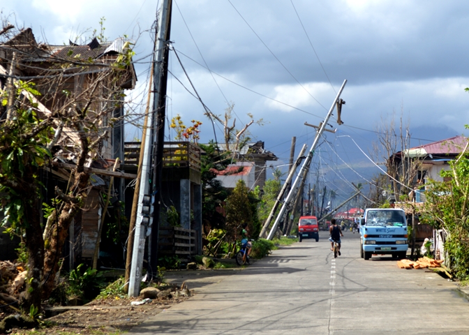 Destruction caused by Typhoon Haiyan Destruction caused by Typhoon Haiyan
