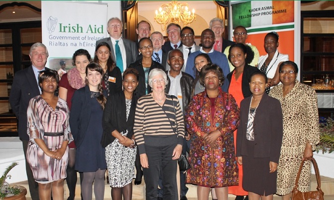 Group image from 2014 send-off reception for Kader Asmal Fellowship Group image from 2014 send-off reception for Kader Asmal Fellowship